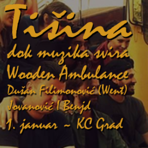 Wooden Ambulance sa prijateljima u Kc Grad!